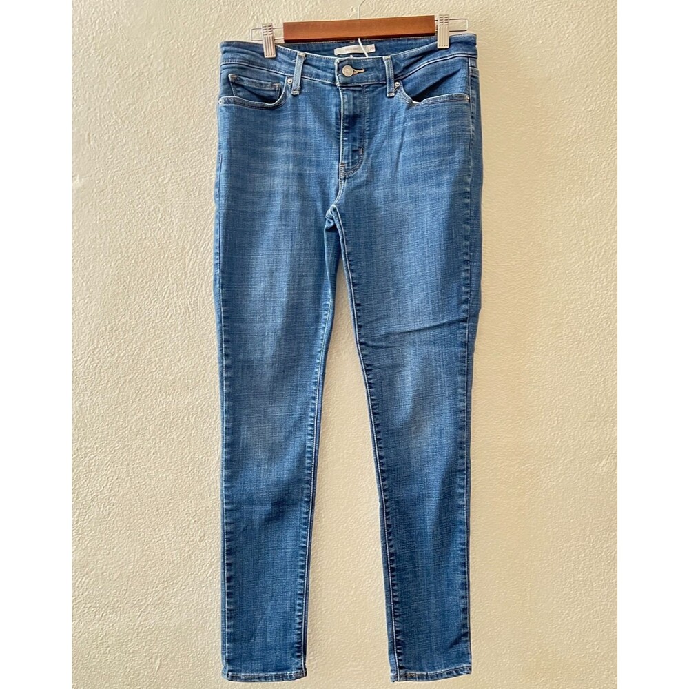 Levi's 311 Shaping Skinny Jeans Women's Size 29 Dark Wash Blue Stretch Denim